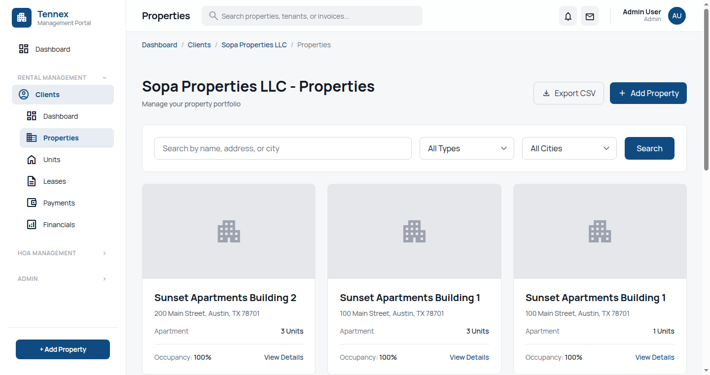 Properties List